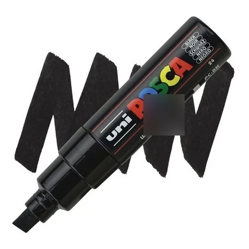 Posca Marcador Pc-8k Negro 1 pieza