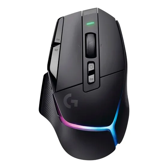 Mouse gamer inalámbrico recargable Logitech GSerie G G502 X Plus black
