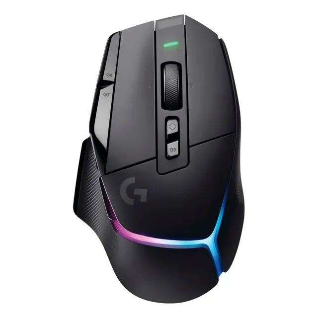 Mouse gamer inalámbrico recargable Logitech GSerie G G502 X Plus black