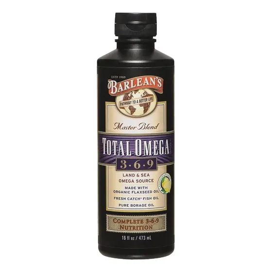 Suplemento De Aceite De Pescado Líquido Total Omega 3 6 9 De