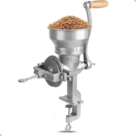 Moinho Moedor Grãos Diversos Maquina Moer De Café Milho Soja Prateado