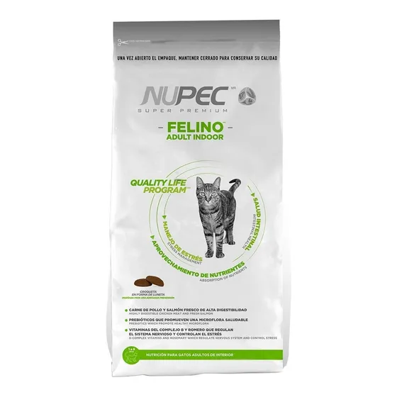 Nupec Para Gato Adulto Sabor Pollo Salmón Y Arroz En Bolsa De 5kg