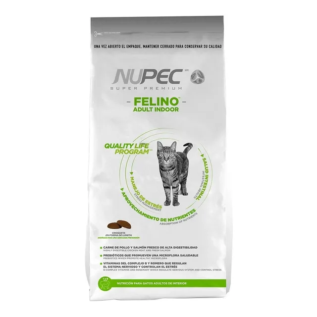 Nupec para gato adulto sabor pollo salmón y arroz en bolsa de 5kg