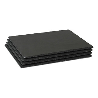 Paquete De 4 Tablas De Queso De Pizarra Con Borde Natural 12 Paquete De 4 Tablas De Queso De Pizarra Con Borde Natural 12
