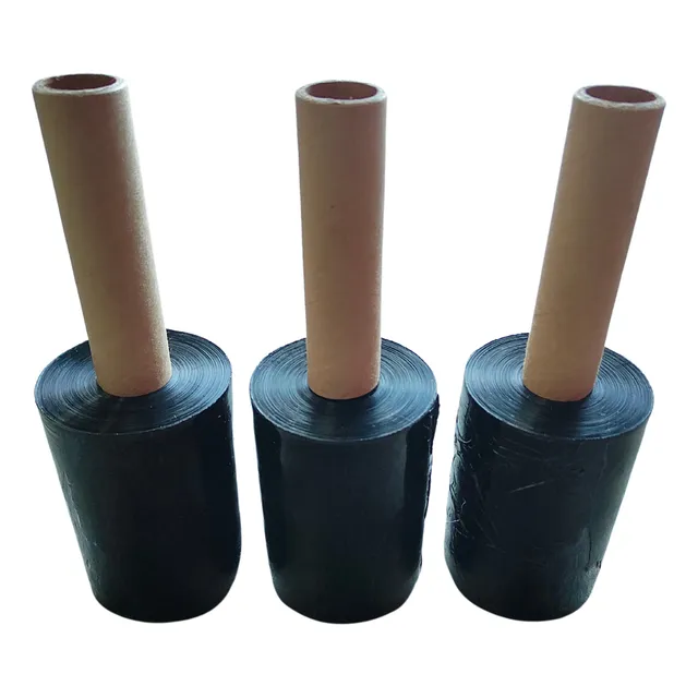 Pack X 3 Nylon Film Stretch Con Mango Negro Embalaje De 600g