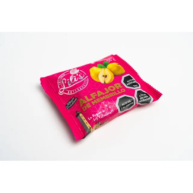 Alfajor Lili´s, Sabor Membrillo, Bañado En Chocolate, 50 Gr