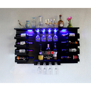 Cava Porta Botellas Cantina Flotante Bar Con Luces Led Cava Porta Botellas Cantina Flotante Bar Con Luces Led
