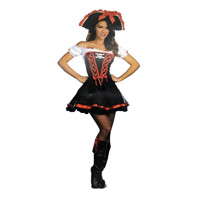 Disfraz Adultos Mujer Pirata Halloween Disfraces