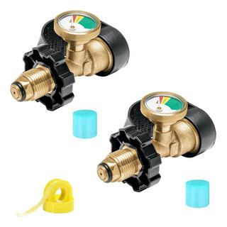 2pcs Manómetro Medidor Adapter For Gas Tanque Lp Pol A Qcc1 2pcs Manómetro Medidor Adapter For Gas Tanque Lp Pol A Qcc1