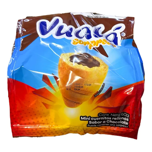 Vuala Sorpresa Sabor Chocolate 6pz