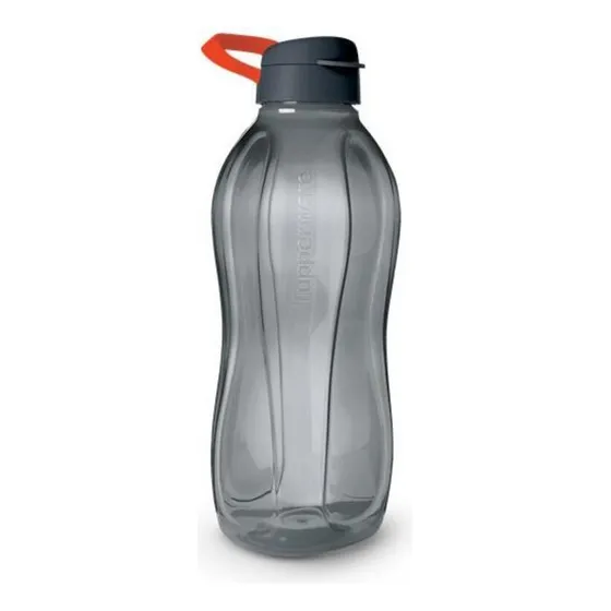Botella Para Agua 2l Tupperware Eco Twist Negro