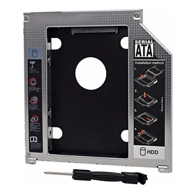 Lector Para Second Disco Duro Sata Hdd Ssd Caddy 12 Mm