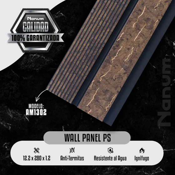Wall Panel Ps Para Revestimientos Pared Techos Nanum Am1302