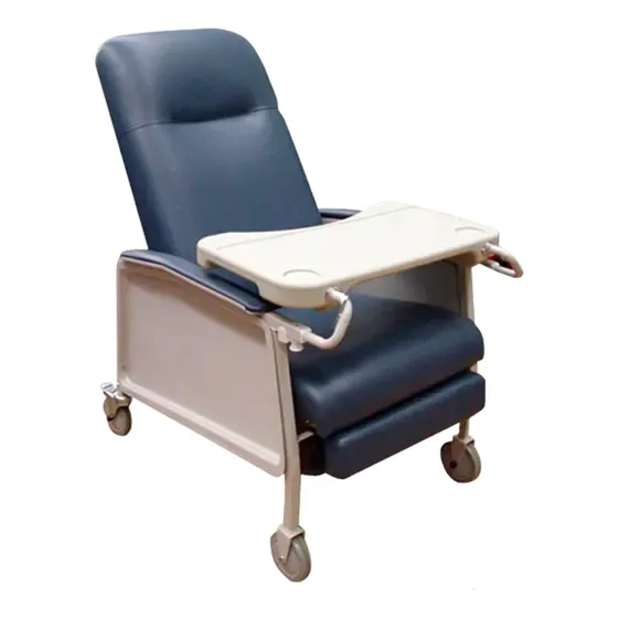 Sillón Reposet Hemodiálisis Con Charola Desmontable Y Ruedas