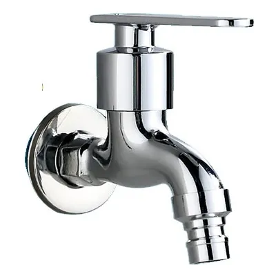 Llave De Chorro Cromado 1/2 Pico Para Manguera 3/4
