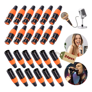 24pzs Conectores Xlr Canon Electrónica Audio Macho Y Hembra Tecmiyo 24pzs Conectores Xlr Canon Electrónica Audio Macho Y Hembra Tecmiyo