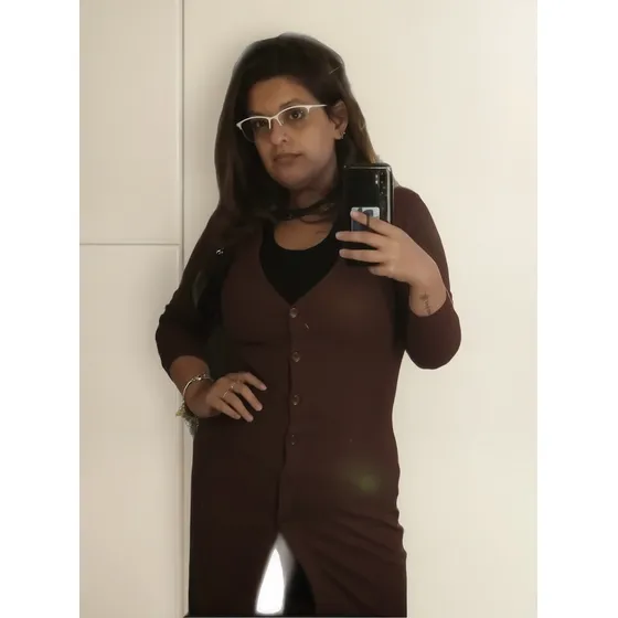 Saco - Vestido Mujer Zara Marrón Talle S/m Importado 