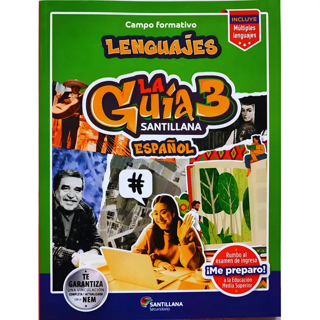 Lenguajes, La Guía 3, Santillana Secundaria, Español