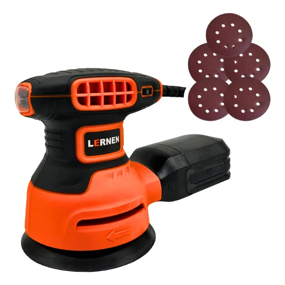 Lijadora Roto Orbital Pro Lernen 350 W + Repuestos