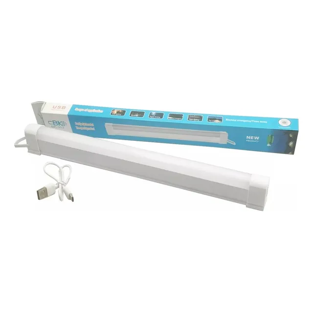 Barra Luz Led Recargable Lampara Portátil Usb Tubo Led 52cm