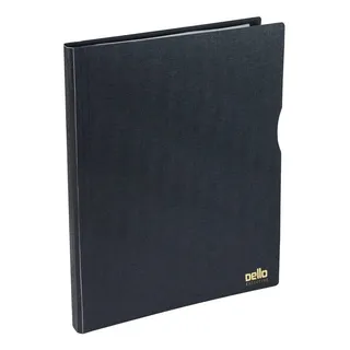 Pasta CatĂĄlogo A4 Executive C/ Envelopes PlĂĄsticos Dello Cor Preto Pasta CatĂĄlogo A4 Executive C/ Envelopes PlĂĄsticos Dello Cor Preto