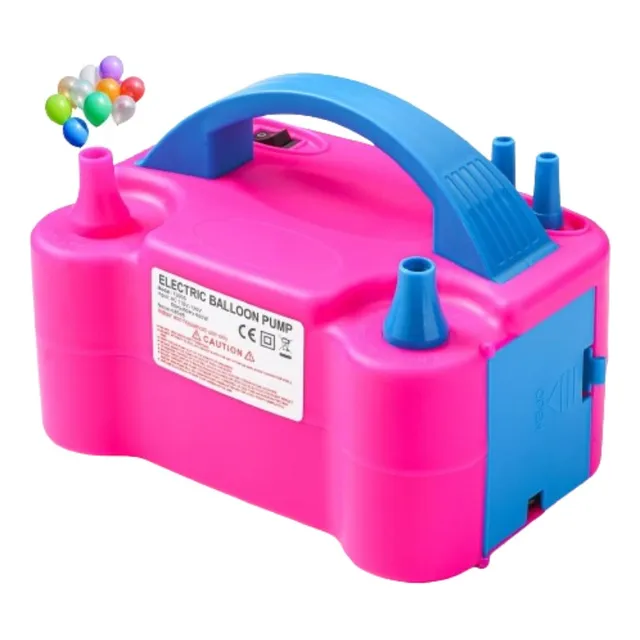 Inflador Electrico De Globos Doble Boquilla 600w