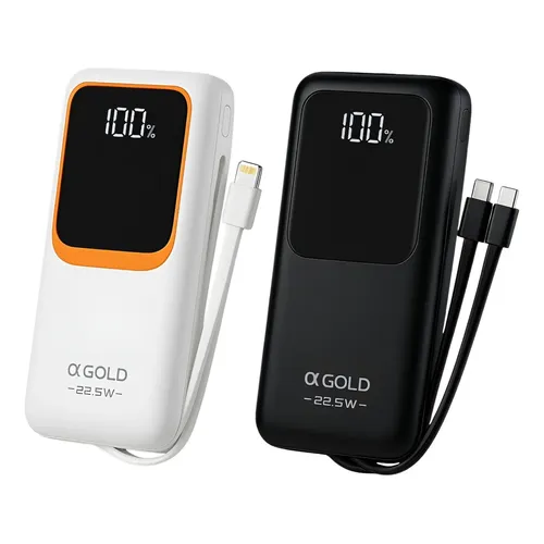 Carregador Portátil De Celular Power Bank Turbo 22.5w 20.000mah