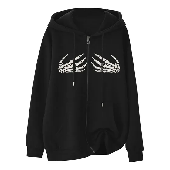 Sudadera Manga Larga Capucha Para Niña Adolescente Exterior