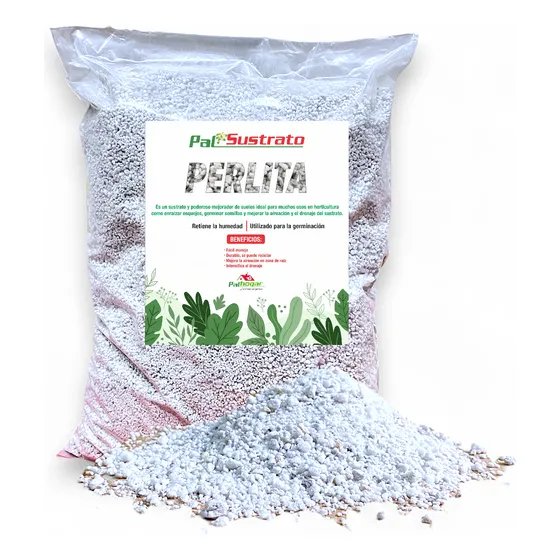 10 Lts Perlita Sustrato Germinación, Aireación. Hidroponia