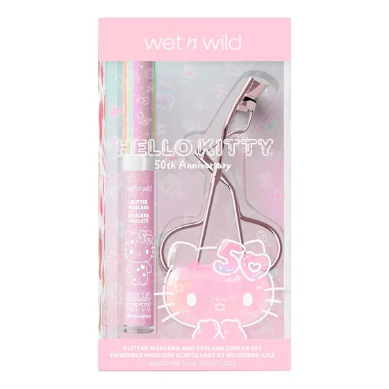 Wet N Wild Hello Kitty - Juego De Rímel Con Purpurina Y Riza