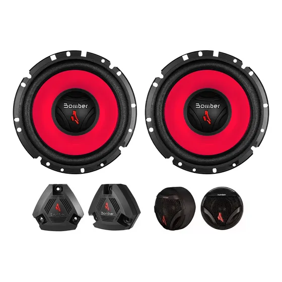 Kit Duas Vias Two Way Bomber 6 Upgrade 4 Ohms 120 Watts Rms
