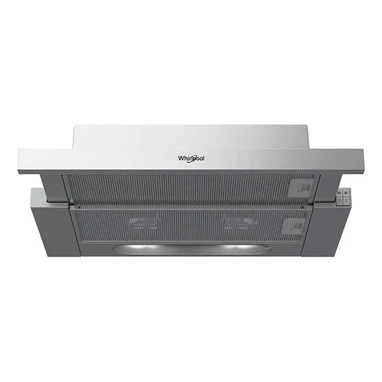 Campana Telescópica De 23 Gris Empotrable 60 Cm, Acero Inox