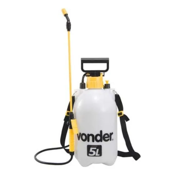 Pulverizador Agricola Lateral Manual 5 Litros Vonder Cor Branco
