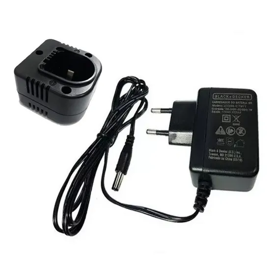 Cargador Completo 12v Taladro Black Decker Cd121 Con Base