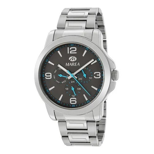 Marea Watch B4125906 Color De La Correa Plateado Color Del Bisel Plateado Color Del Fondo Gris Oscuro