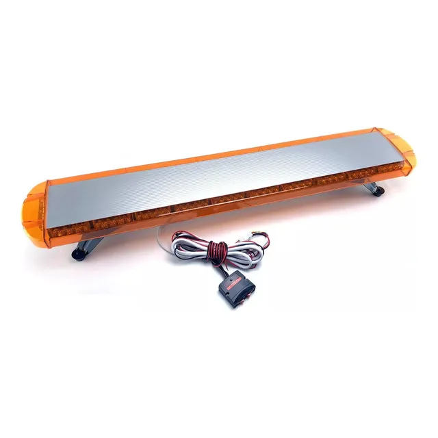 Baliza Led Auto Techo 1.20cmx30cm Estroboscopica Color Ambar QP 88f