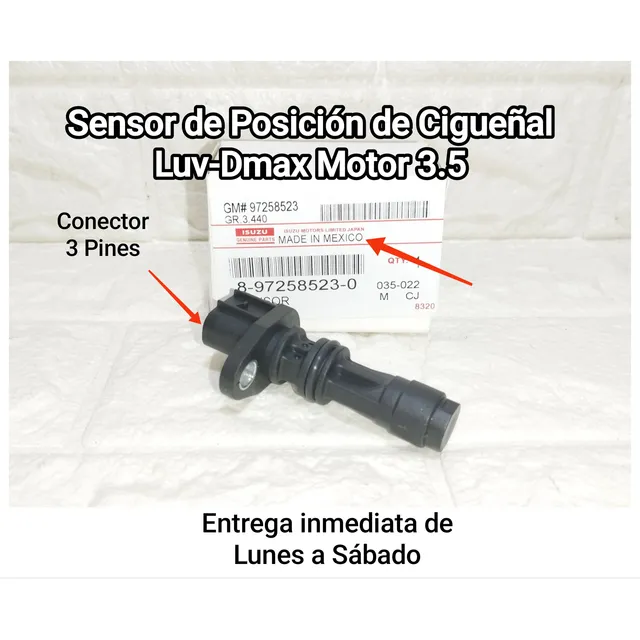 Sensor De Posición De Cigueñal Luv-dmax Motor 3.5