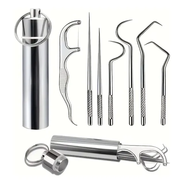 Kit De Herramientas Limpieza Dental Oral | Higiene Bucal 7pz