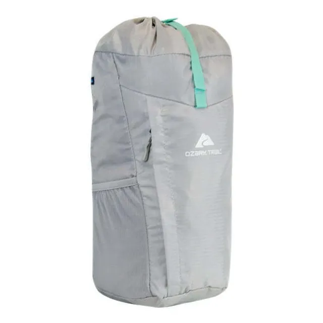 Bolso Enrollable De Camping Ozark Trail Mochila 20l Gris