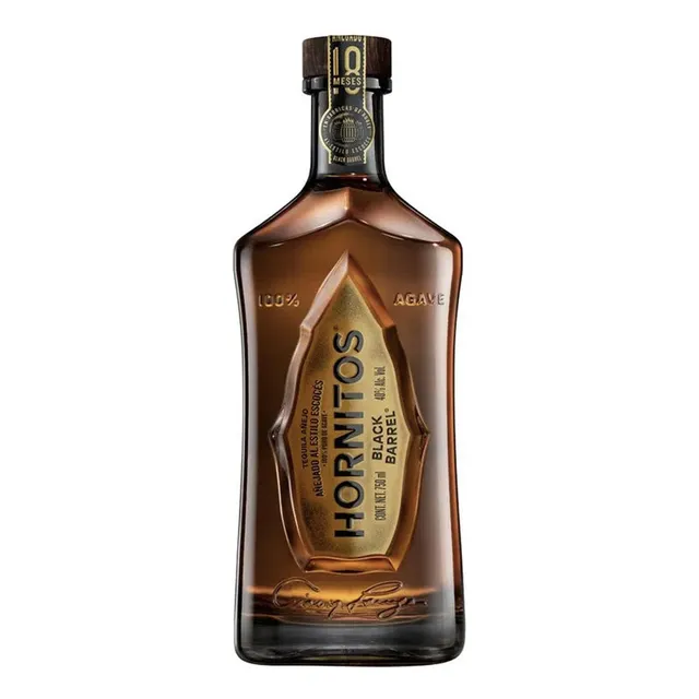 Caja De 12 Tequila Sauza Hornitos Black Barrel 750 Ml