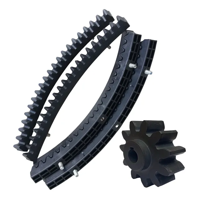 Kit Cremallera Plastica Y Piñón Mezcladora Bauker 210 Lts