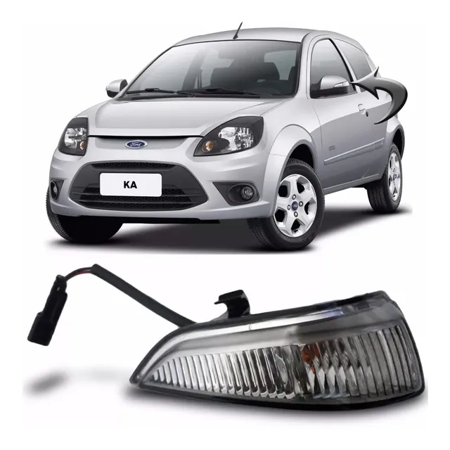 Pisca Seta Retrovisor Ford Ka 08 A 13 Original Lado Esquerdo