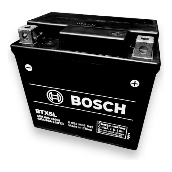 Batería Moto Bosch Btx5l-bs Honda Cg Titan 150 00/18