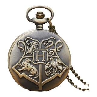 Relógio Bolso H Potter Aço Inoxidåvel Quartzo Com Corrente Relógio Bolso H Potter Aço Inoxidåvel Quartzo Com Corrente