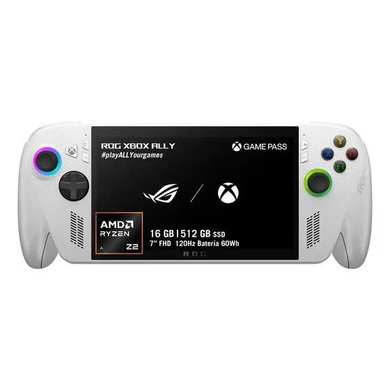 Consola Rog Xbox Ally Amd Ryzen Z2a 16gb 512ssd Blanca