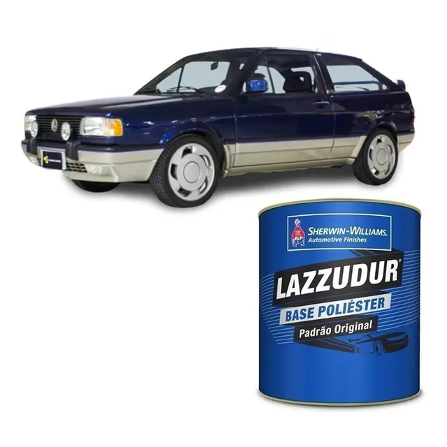 Tinta Automotiva Poliester Azul Monaco 1989 Gol Gti 900ml