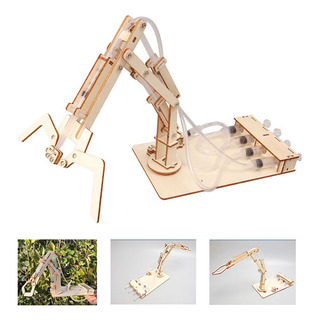 Brazo Robot Garra Hidraulica Para Armar Kit De Ciencia Stem Brazo Robot Garra Hidraulica Para Armar Kit De Ciencia Stem