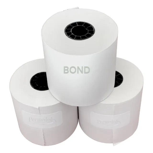100 Rollos Papel Bond 57x60 Para Calculadora