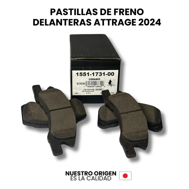 Pastillas De Freno Delanteras Mitsubishi Attrage 2024
