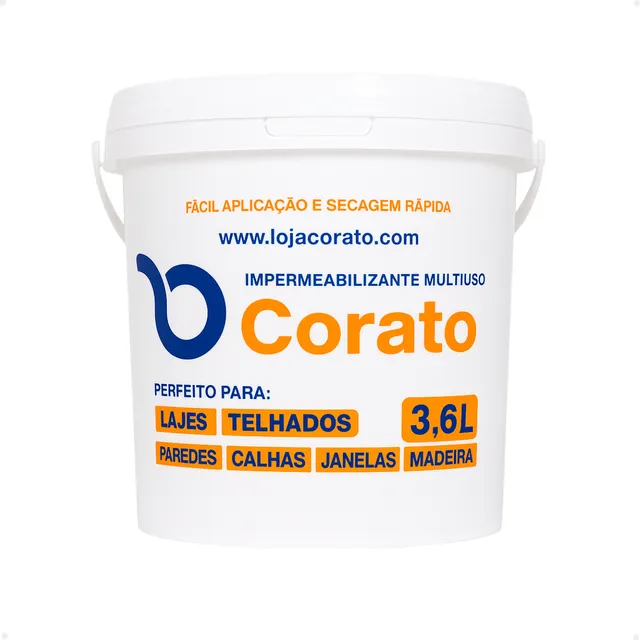 Impermeabilizante Corato 3,6 Litros Embalagem Econômica